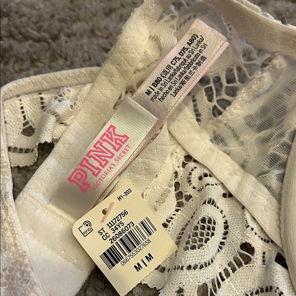NWT $35 Victoria’s Secret PINK Lace Push-Up Bralette - Picture 6 of 6